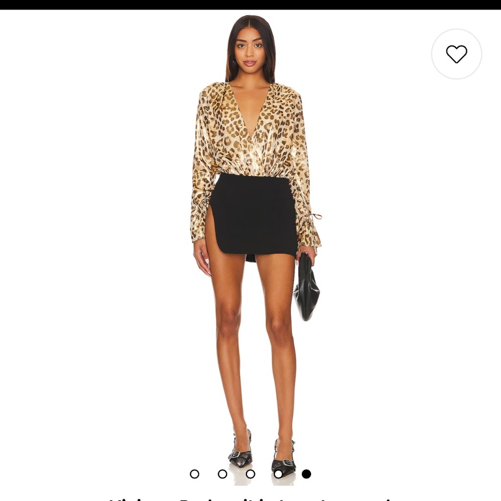 Lovers and Friends leopard bodysuit size S never worn purchased from revolve